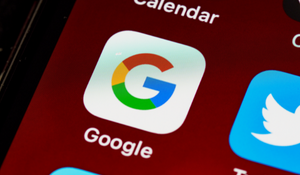 Google app on smartphone screen