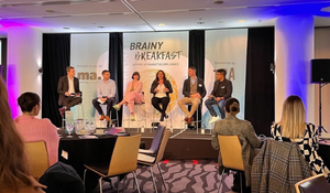 Shot of expert panel at Brainy Breakfast July 2022